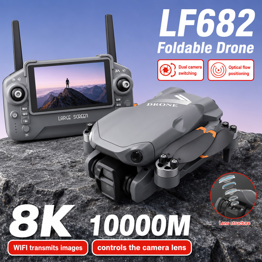 Rc Helicopter Charger - طائرة بدون طيار LF682 للتصوير الجوي