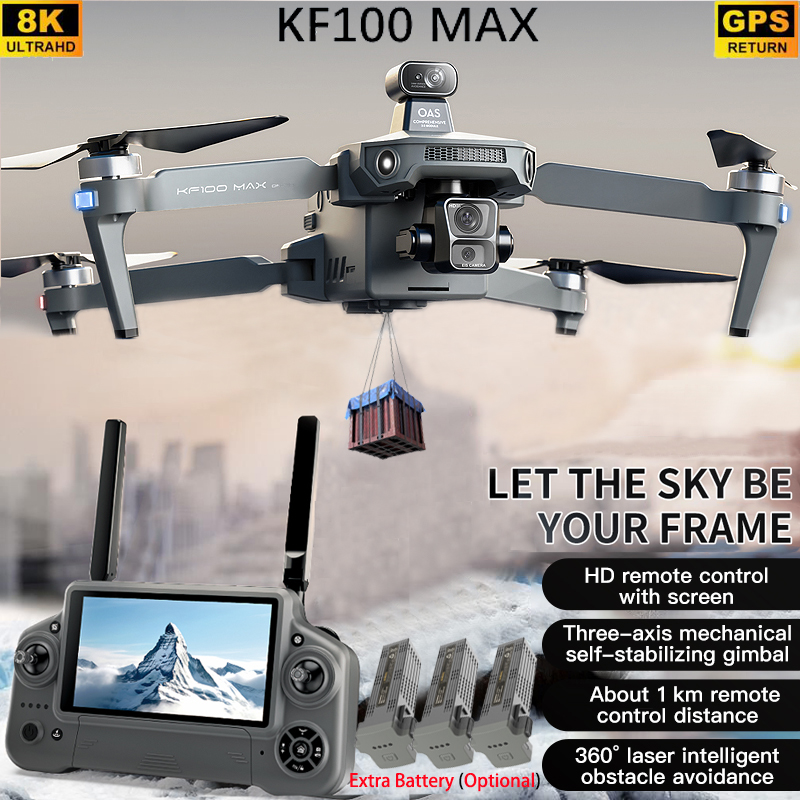 Rc Helicopter Electric - KF100 MAX GPS الطائرة بدون طيار