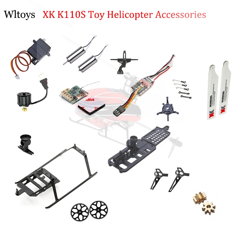 الأصلي Wltoys XK K110S RC هليك - مراجعة Rc Helicopter Gyro وسعره