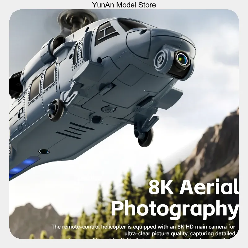 طائرة هليكوبتر 4DRC L2 8K UHD  - مراجعة Rc Helicopter Single Rotor وسعره