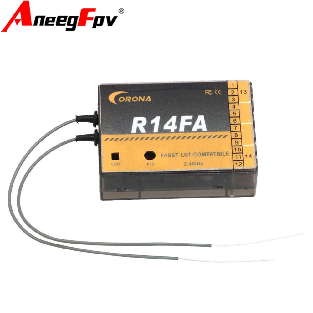 جهاز استقبال طراز Corona R14FA - مراجعة Rc Helicopter Remote Control وسعره